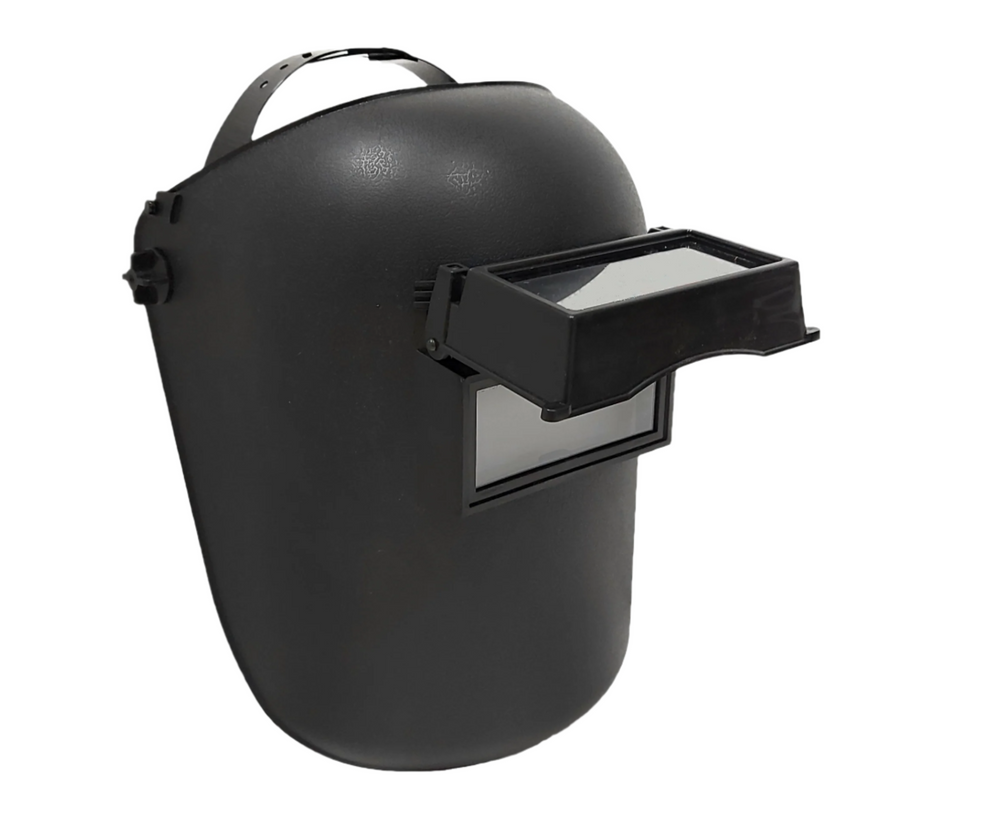 PowerWeld economy welding helmet, flip-front style