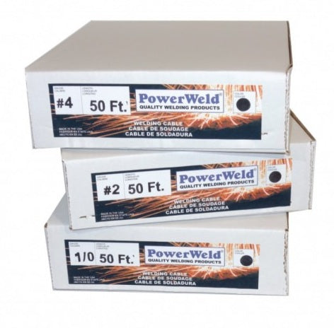 PowerWeld welding cable sizes 4 through 4/0 Flex-A-Prene