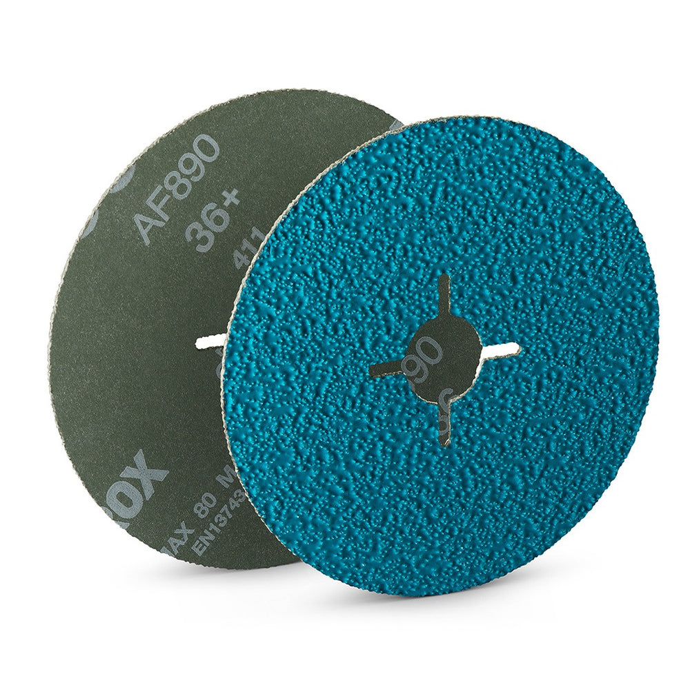 VSM AF890 ceramic grain fiber disc for stainless steel and superalloys