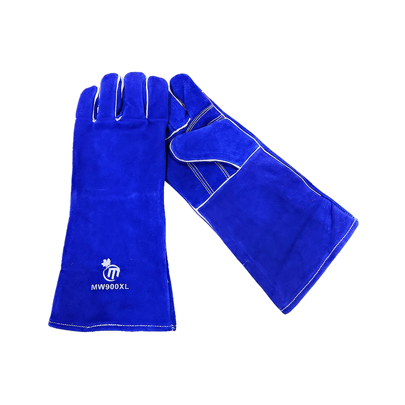 MapleWeld MW900 Split Leather Stick/MIG Cotton Lined Welding Gloves
