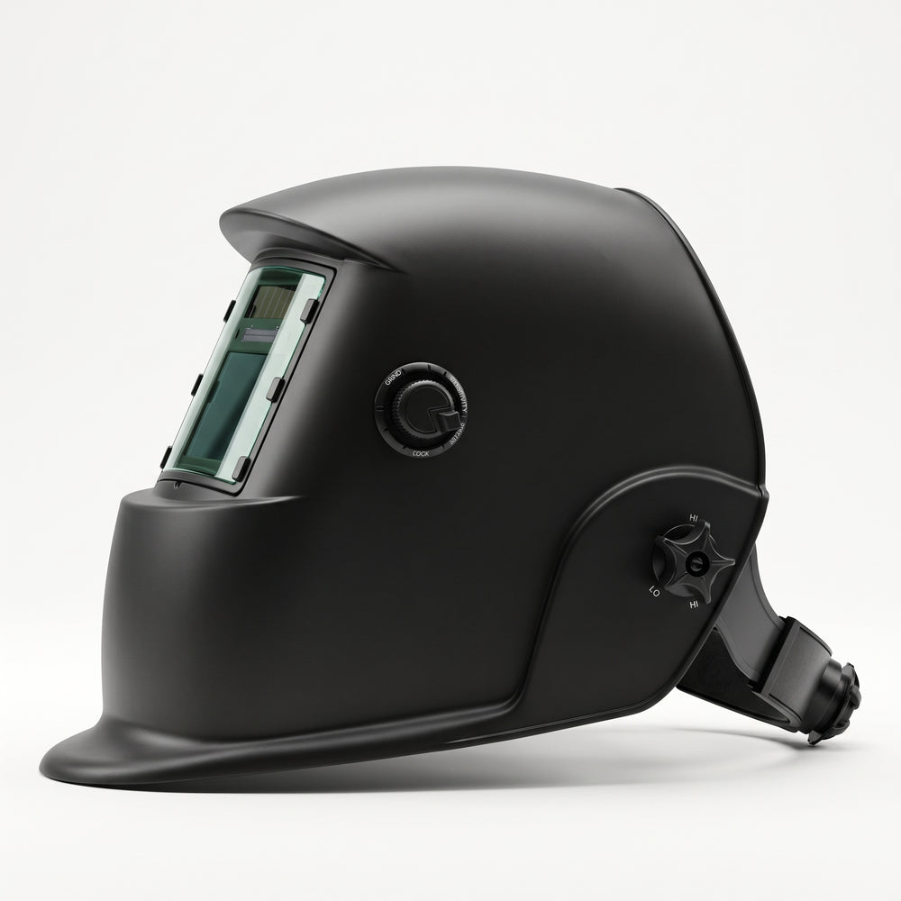 MapleWeld NovaSight 55 auto-darkening welding helmet with 93 x 43 mm viewing area and 1/1/1/2 optical class