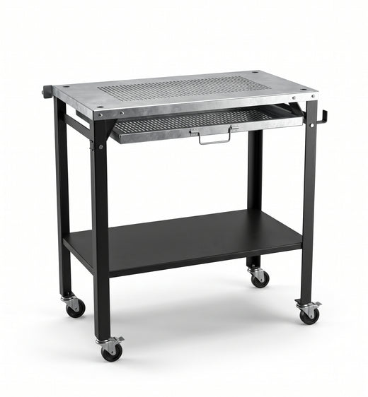 Welding Table with Casters – 36" x 20" Portable Welding Booth