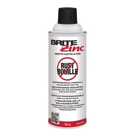 Brite Zinc corrosion inhibitor aerosol for rust protection - MapleWeld Canada