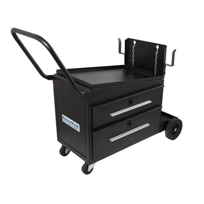 PowerWeld Deluxe 2-Drawer Welder Cart